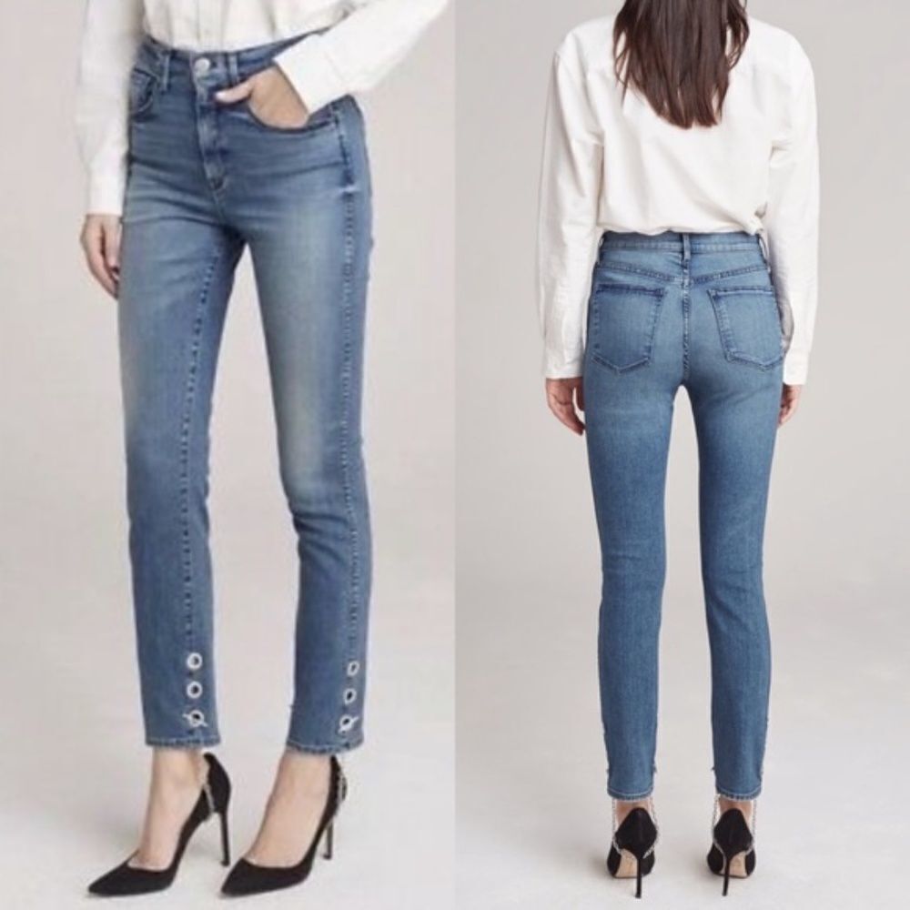 3X1 | Blue Bijou Stirrup Skinny Jeans | Women’s | 28 | NWT